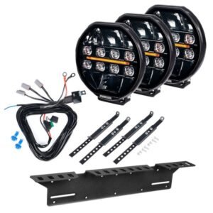 Extraljus Purelux 9200 - Rund / 22 cm / 200W, 3 st - Komplett paket