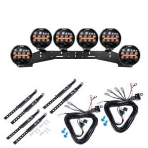 Extraljus Purelux 9200 - Rund / 22 cm / 200W, 6 st - Komplett paket (WRC)