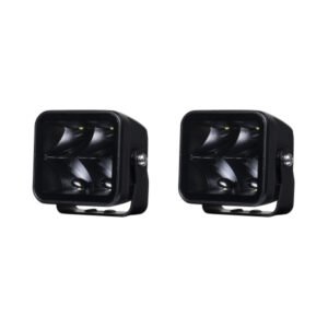 Arbetsbelysning Purelux Black Square 40 Spot - 8 cm / 40W / Spot, 2 st