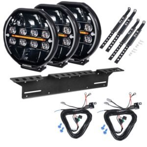 Extraljus Purelux Heat 9200 - Rund / 22 cm / 200W, 3 st - Komplett paket