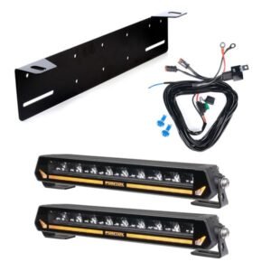 Extraljus Purelux Panther Aero S300 - Rak / 30 cm / 54W, 2 st - Komplett paket (montering under reg.skylt)