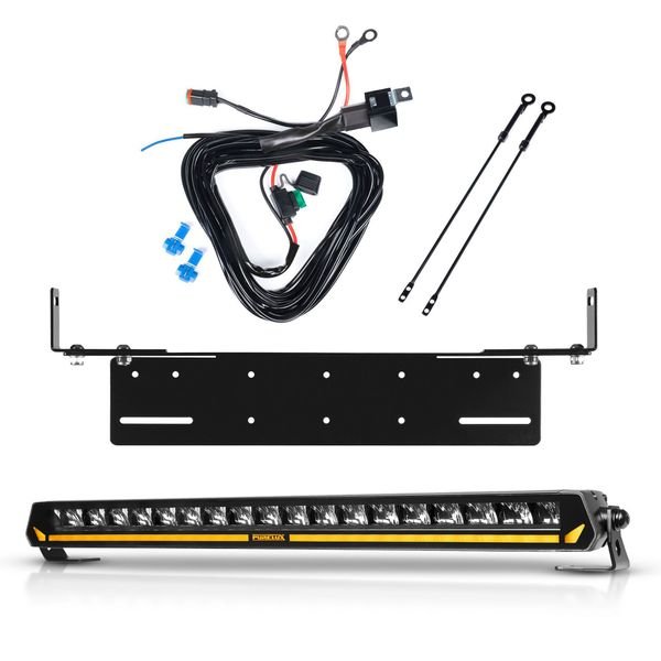 Extraljus Purelux Panther Aero S540 - Rak / 54 cm / 108W, 1 st - Komplett paket med infälld montering