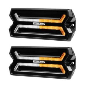 Varningsljus / Positionsljus Purelux Panther Core-W - 12/24V / 53W / 105 mm, 2 st