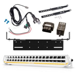 Extraljus Purelux Panther S540 White - Rak / 54 cm / 216W, 1 st - Komplett paket med justerbar extraljushållare + XBB Dongle&PowerUnit