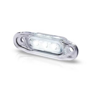 Positionsljus Purelux Side Marker - 12/24V / 79 mm, Vit