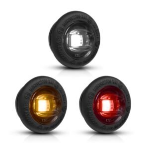 Positionsljus Purelux Spectre 3X Flash - 12/24V / 2W / 19 mm, Orange