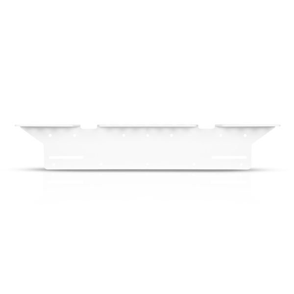 Extraljushållare Registreringsskylt EU-skylt, Purelux HD, 3 st extraljus, Vit