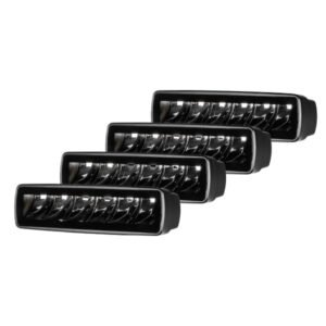 Arbetsbelysning Purelux Terrain Black Slim Spot - 16 cm / 30W / Spot, 4 st