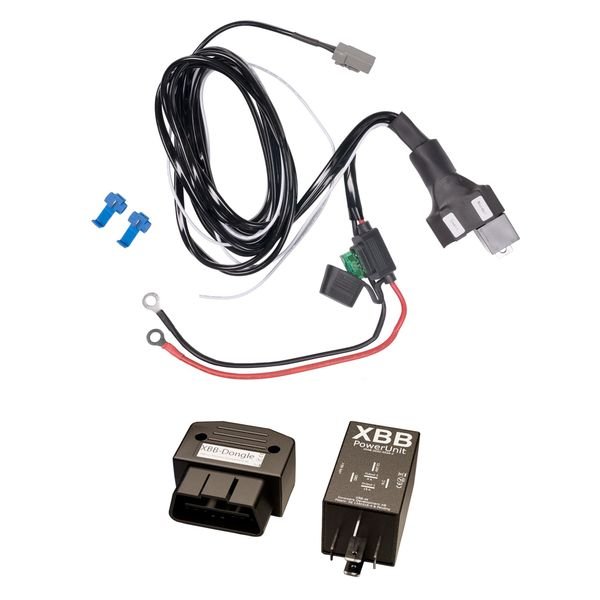 Reläkabelsats Purelux Dualrelay 12V, DTP, 1 utgång (DTP) + XBB Dongle&PowerUnit