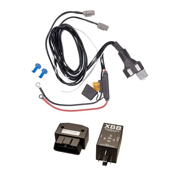 Reläkabelsats Purelux Dualrelay 12V, DTP, 2 utgångar (DTP) + XBB Dongle&PowerUnit