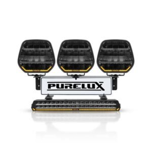 Extraljuspaket Purelux WRC 10, 846W / 52 000 lm, Paket med svarta Panther 9-extraljus