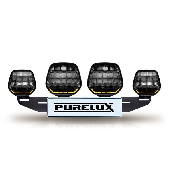 Extraljuspaket Purelux WRC 20, 676W / 40 000 lm, Svart