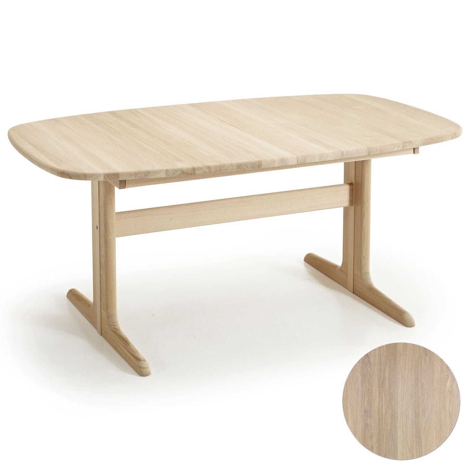 Skovby, Sm74 Bord Ek Massiv Vitolja 165-265X100X73Cm