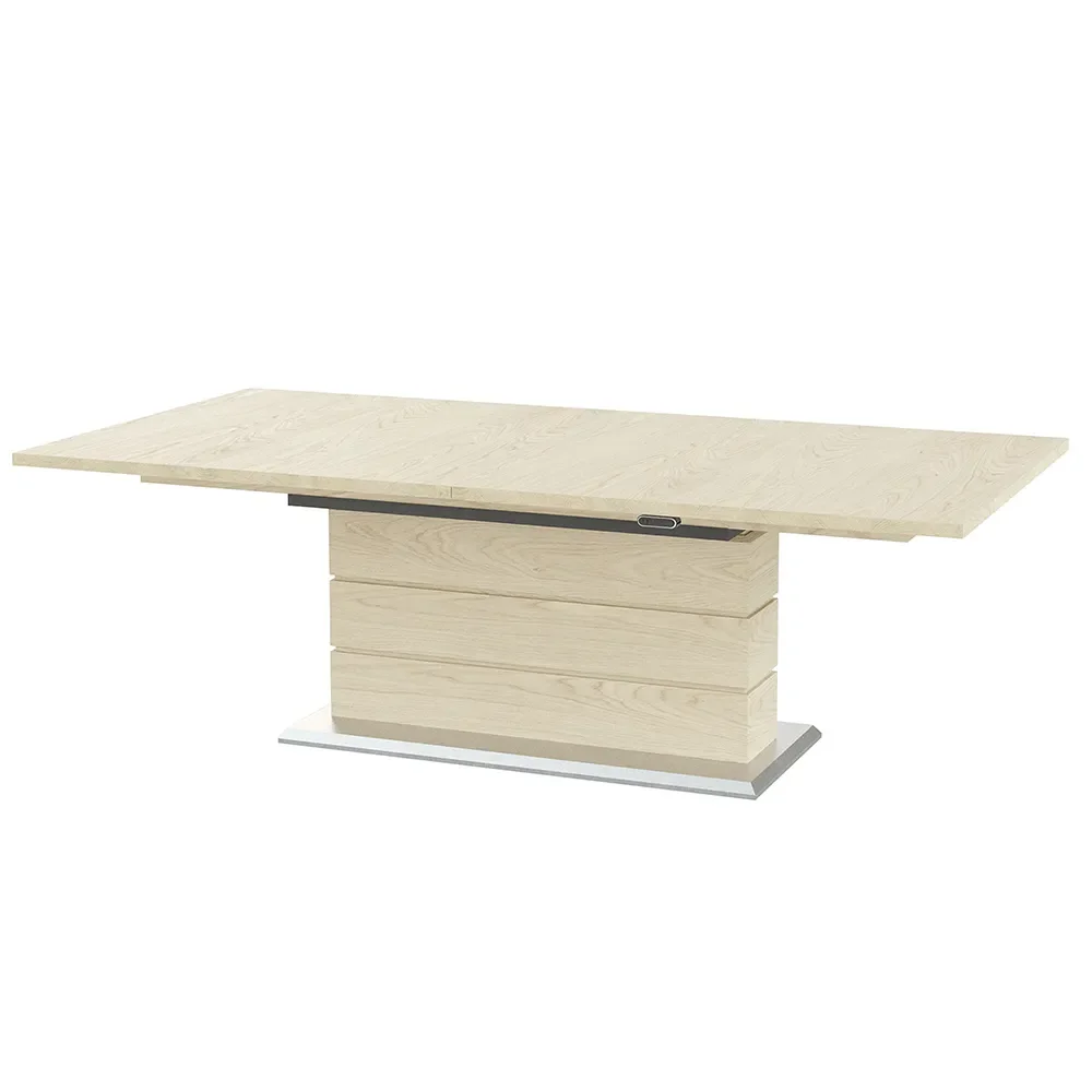 Skovby, Sm30 Matbord 100X200-280 Cm Vitoljad Massiv Ek