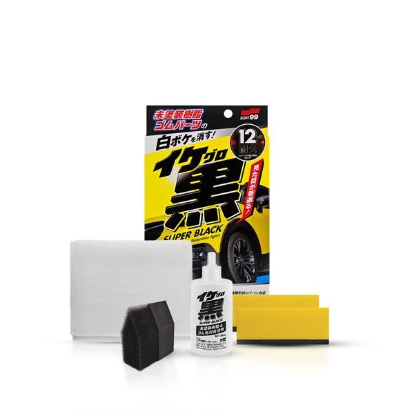 Plastförsegling Soft99 Super Black Plastic&Rubber Restoration Agent