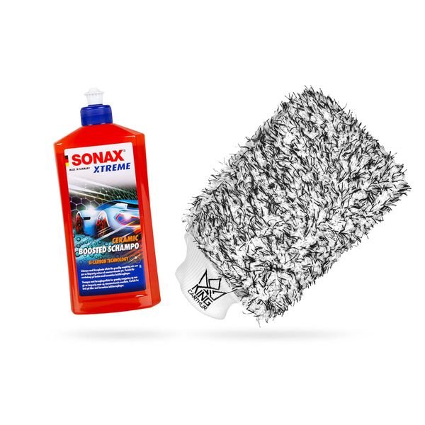 Bilschampo  Sonax Xtreme Ceramic Boosted Schampo, 500 ml, 500 ml + Wash mitt