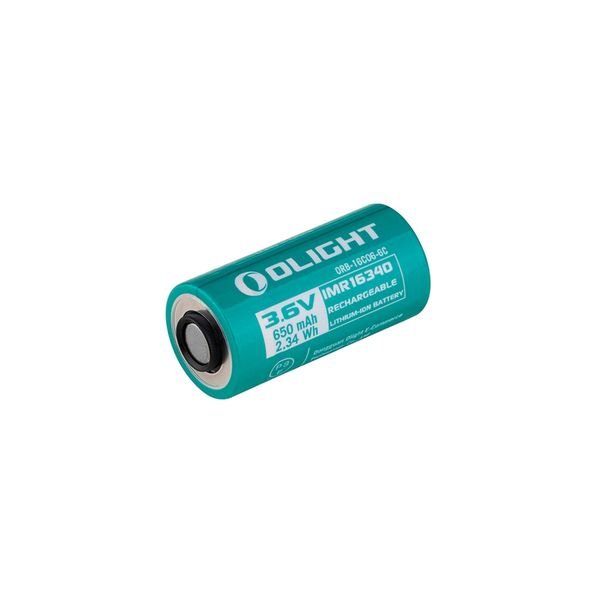Custom 16340-batteri Olight - 650 mAh / Perun Mini / Perun 2 Mini / Baton 3/4 / S1R-II
