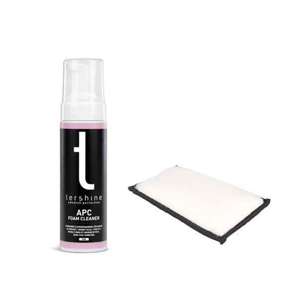 Allrengöring tershine APC Foam Cleaner, 200 ml, Silke + CAR5 Scrub Pad