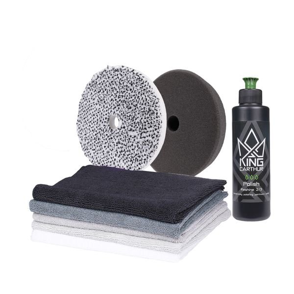 Poleringspaket King Carthur X Tokya One-Step, Oscillerande, Poleringspaket 3 (75 mm)