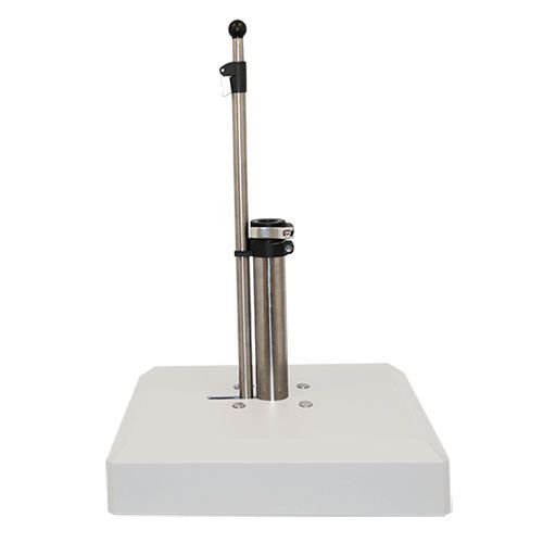 Nertes, Parasollfot med hjul Alu-Vario 65 kg vit