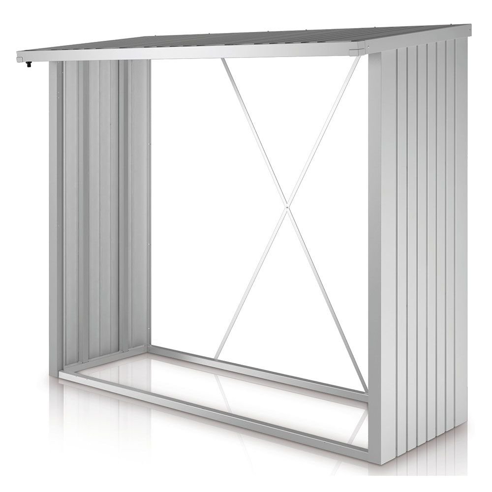Biohort, Woodstock vedförvaring 230 cm silver