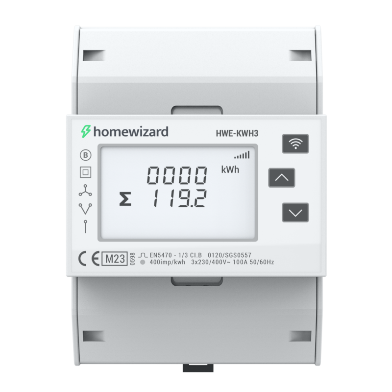 Wifi kWh-trefasmätare MID